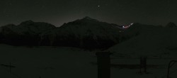 Archived image Webcam La Plagne - Top station of chairlift Bijolin 01:00