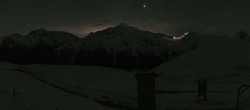 Archiv Foto Webcam La Plagne - Bergstation Sessellift Bijolin 01:00