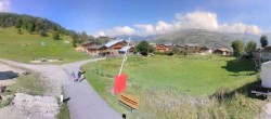 Archiv Foto Webcam La Plagne - Talstation Sessellift Montchavin 09:00