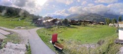 Archiv Foto Webcam La Plagne - Talstation Sessellift Montchavin 17:00