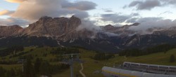 Archiv Foto Webcam Alta Badia: Ausblick von der Bioch Hütte 19:00