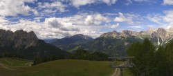 Archived image Webcam Pozza di Fassa: Panoramic view Dolomites 11:00