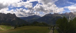 Archived image Webcam Pozza di Fassa: Panoramic view Dolomites 13:00