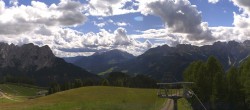 Archived image Webcam Pozza di Fassa: Panoramic view Dolomites 15:00