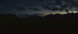 Archived image Webcam Pozza di Fassa: Panoramic view Dolomites 21:00