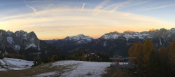 Archived image Webcam Pozza di Fassa: Panoramic view Dolomites 06:00