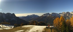 Archived image Webcam Pozza di Fassa: Panoramic view Dolomites 11:00