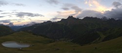 Archiv Foto Webcam Arabba Bec de Roces Hütte 19:00
