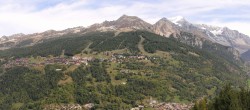 Archiv Foto Webcam La Plagne Villages Panorama 13:00