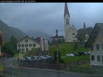 Archiv Foto Webcam Holzgau: Blick von der Pension Knitel 19:00