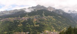 Archiv Foto Webcam Peisey Vallandry - Luftseilbahn Vanoise Express 13:00