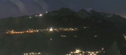 Archiv Foto Webcam Peisey Vallandry - Luftseilbahn Vanoise Express 19:00