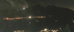 Archiv Foto Webcam Peisey Vallandry - Luftseilbahn Vanoise Express 21:00