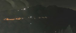 Archiv Foto Webcam Peisey Vallandry - Luftseilbahn Vanoise Express 01:00