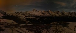 Archiv Foto Webcam Grand Bornand: Bergstation Maroly 23:00
