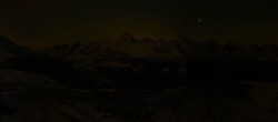 Archiv Foto Webcam Grand Bornand: Bergstation Maroly 01:00