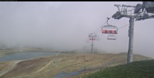 Archiv Foto Webcam Les Saisies - Bergstation Sessellift Bisanne 13:00