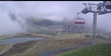 Archiv Foto Webcam Les Saisies - Bergstation Sessellift Bisanne 15:00