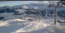 Archiv Foto Webcam Les Saisies - Bergstation Sessellift Bisanne 07:00