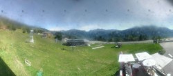 Archived image Webcam Bisanne 1500 - Base station chairlift Rosières 13:00