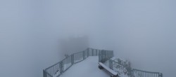 Archiv Foto Webcam Peak Walk Hängebrücke Glacier 3000 07:00