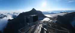Archiv Foto Webcam Peak Walk Hängebrücke Glacier 3000 07:00