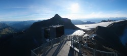 Archiv Foto Webcam Peak Walk Hängebrücke Glacier 3000 07:00