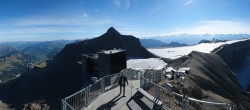 Archiv Foto Webcam Peak Walk Hängebrücke Glacier 3000 09:00