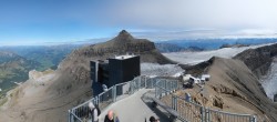 Archiv Foto Webcam Peak Walk Hängebrücke Glacier 3000 13:00