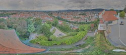Archiv Foto Webcam Blick vom Schlossberg auf Graz 13:00