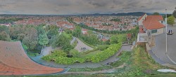 Archiv Foto Webcam Blick vom Schlossberg auf Graz 15:00