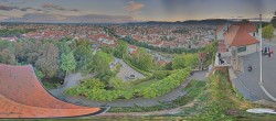 Archived image Webcam Graz: Castle Rock 19:00