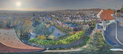 Archiv Foto Webcam Blick vom Schlossberg auf Graz 07:00