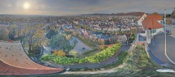 Archiv Foto Webcam Blick vom Schlossberg auf Graz 07:00