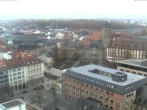 Archiv Foto Webcam Bayreuth: Ausblick vom Rathaus 12:00