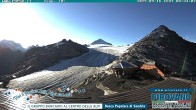 Archiv Foto Webcam Trincerone: Blick auf den Gletscher am Stilfser Joch 07:00