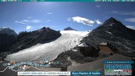 Archiv Foto Webcam Trincerone: Blick auf den Gletscher am Stilfser Joch 09:00