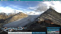 Archiv Foto Webcam Trincerone: Blick auf den Gletscher am Stilfser Joch 17:00