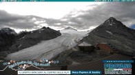 Archiv Foto Webcam Trincerone: Blick auf den Gletscher am Stilfser Joch 09:00