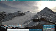 Archiv Foto Webcam Trincerone: Blick auf den Gletscher am Stilfser Joch 11:00