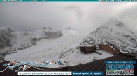 Archiv Foto Webcam Trincerone: Blick auf den Gletscher am Stilfser Joch 13:00