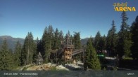 Archived image Webcam Spruce Tree Castle Rosenalm 09:00