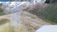 Archiv Foto Webcam Manganui - Blick auf den Schlepplift und Piste Ngarara Gully 07:00