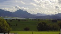 Archiv Foto Webcam Forggensee - Berghof Kinker 13:00