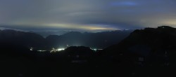 Archived image Webcam Tauplitz: Top Station Chair Lift Lawinenstein 19:00