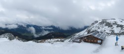 Archived image Webcam Tauplitz: Top Station Chair Lift Lawinenstein 13:00