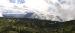 Archiv Foto Webcam Tauplitz: Blick Bergstation Schneiderkogel 11:00