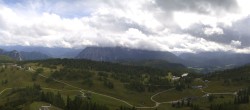 Archiv Foto Webcam Tauplitz: Blick Bergstation Schneiderkogel 13:00