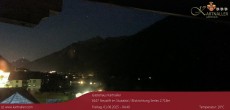 Archived image Webcam View towards Neustift and Serles / Stubai 03:00