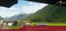 Archived image Webcam View towards Neustift and Serles / Stubai 13:00
